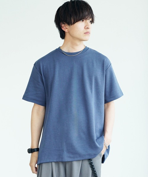 MinoriTY】極上柔らか素材テントラインポンチ半袖Tシャツ メンズ