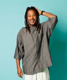 3/4 B.C. SHIRT LINEN / 3/4 バンドカラー シャツ リネン