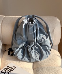 me+em select（ミームセレクト）の「【 ８color 】ドロストシャーリングナイロンバックパック（バックパック/リュック）」