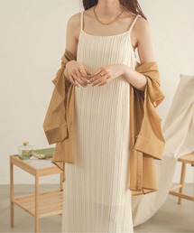 ラインジャガードキャミワンピース/【WEB/EC限定商品】