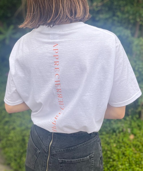 mi via loca（ミヴィアロカ）の「FRUIT OF THE LOOM フレンチロゴ半袖Tシャツ 【MVL004 ※2A】（Tシャツ/カットソー・レディース・オフホワイト/ホワイト系その他/ブラック/ナチュラル・X-LARGE/LARGE）」の21枚目の写真