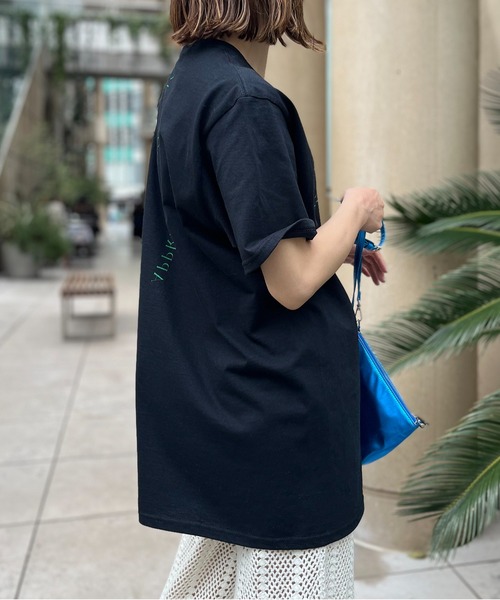 mi via loca（ミヴィアロカ）の「FRUIT OF THE LOOM フレンチロゴ半袖Tシャツ 【MVL004 ※2A】（Tシャツ/カットソー・レディース・オフホワイト/ホワイト系その他/ブラック/ナチュラル・X-LARGE/LARGE）」の9枚目の写真