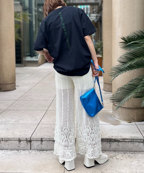 mi via loca（ミヴィアロカ）の「FRUIT OF THE LOOM フレンチロゴ半袖Tシャツ 【MVL004 ※2A】（Tシャツ/カットソー・レディース・オフホワイト/ホワイト系その他/ブラック/ナチュラル・X-LARGE/LARGE）」の20枚目の写真