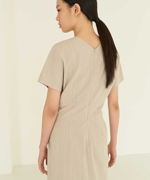 MOHAN 】TOR キャップ スリーブ ドレス / TOR CAP SLEEVE DRESS