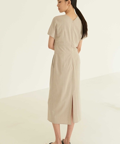 MOHAN(モハン)の「【MOHAN 】TOR キャップ スリーブ ドレス / TOR CAP SLEEVE DRESS(ワンピース・レディース・ベージュ/ミント・SMALL/MEDIUM)」の13枚目の写真