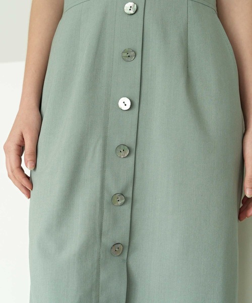 MOHAN(モハン)の「【MOHAN 】TOR キャップ スリーブ ドレス / TOR CAP SLEEVE DRESS(ワンピース・レディース・ベージュ/ミント・SMALL/MEDIUM)」の10枚目の写真