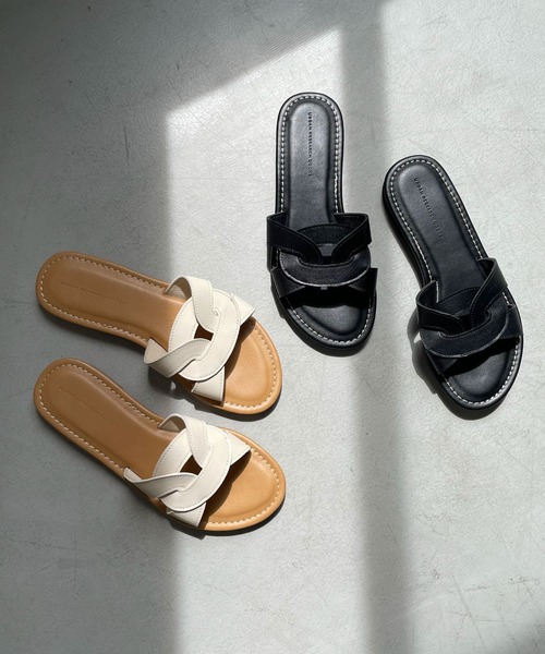 URBAN RESEARCH DOORS（アーバンリサーチドアーズ）の「カッティングサンダル（サンダル・レディース・ブラック/ホワイト・38/36/37）」の7枚目の写真