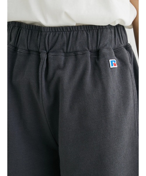 Russell Athletic(ラッセルアスレティック)の「■RUSSELL ATHLETICコットンスウェットショーツ(スウェットパンツ・レディース・カーキ/チャコールグレー・FREE)」の5枚目の写真