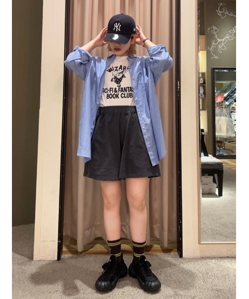 Russell Athletic(ラッセルアスレティック)の「■RUSSELL ATHLETICコットンスウェットショーツ(スウェットパンツ・レディース・カーキ/チャコールグレー・FREE)」の16枚目の写真
