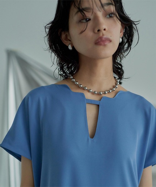miette(ミエット)の「ボールチェーンネックレス(ネックレス・レディース・シルバー/ゴールド・FREE)」の3枚目の写真
