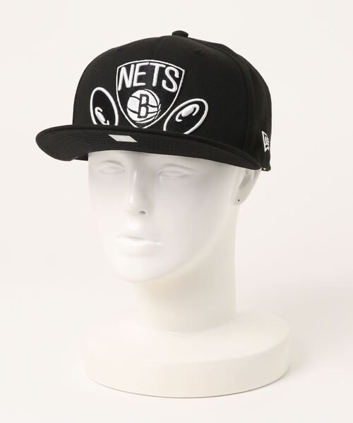 New Era 59FIFTY ブルックリン・ネッツ キャップ 7 1/4 59FIFTY ブルックリン・ネッツ ブラック × チームカラー
