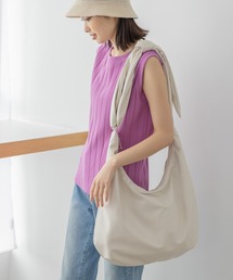 フェイクレザーワンノットハンドルショルダーバッグ / 907772