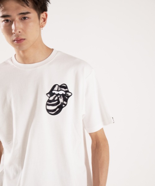 JACKROSE(ジャックローズ)の「TRS-ANIMAL FUR PATCHWORK SS TEE(Tシャツ/カットソー・メンズ・ブラック/ホワイト・M/L/XL)」の1枚目の写真