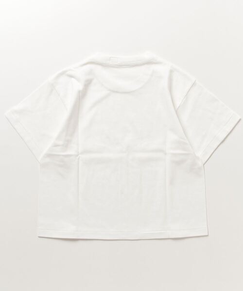 YOUNG&OLSEN The DRYGOODS STORE(ヤングアンドオルセン)の「【YOUNG & OLSEN The DRYGOODS STORE】/ OLSEN'S CROP TEE(Tシャツ/カットソー・レディース・ホワイト/ブラック/シルバー・FREE)」の4枚目の写真