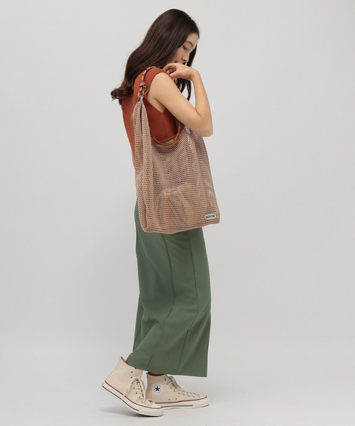 saloon（サルーン）の「SALOON(サルーン)/ハイウエストピンタックスカート（スカート・レディース・オレンジ/ブラック/カーキ・S/M/MEDIUM/SMALL）」の18枚目の写真