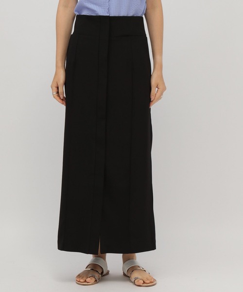 saloon（サルーン）の「SALOON(サルーン)/ハイウエストピンタックスカート（スカート・レディース・オレンジ/ブラック/カーキ・S/M/MEDIUM/SMALL）」の19枚目の写真