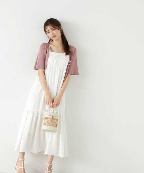 PROPORTION BODY DRESSING（プロポーションボディドレッシング）の「＜Ｅ＞パールショートカーディガン / 1213277700（ニット/セーター・レディース・ブラック/グレー/ピンク・FREE）」の15枚目の写真