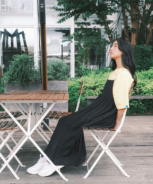 SHARE PARK（シェアパーク）の「スラブキャミワンピース（ドレス・レディース・ブラック系・MEDIUM）」の22枚目の写真