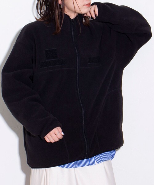 GLOSTER（グロスター）の「【GLOSTER/グロスター】LEVEL3 ECWCS Gen3 ミリタリー フリースジャケット（ブルゾン・メンズ・ブラック/サックスブルー/ブルーグリーン・S/M/L）」の2枚目の写真