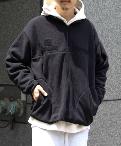 GLOSTER（グロスター）の「【GLOSTER/グロスター】LEVEL3 ECWCS Gen3 ミリタリー フリースジャケット（ブルゾン・メンズ・ブラック/サックスブルー/ブルーグリーン・S/M/L）」の14枚目の写真