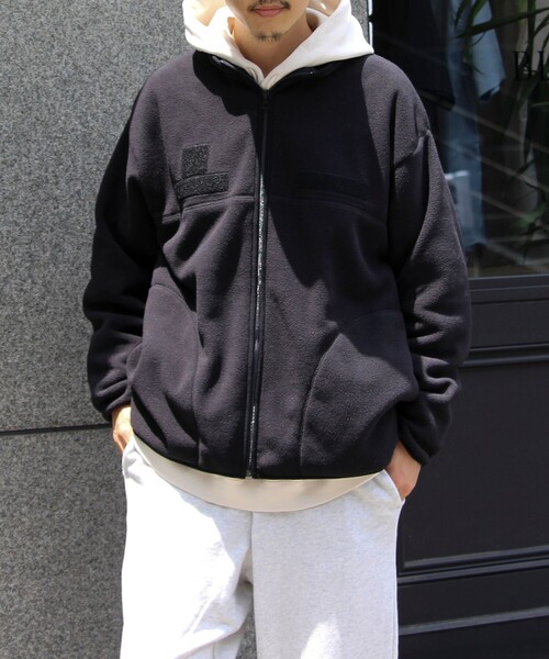 GLOSTER（グロスター）の「【GLOSTER/グロスター】LEVEL3 ECWCS Gen3 ミリタリー フリースジャケット（ブルゾン・メンズ・ブラック/サックスブルー/ブルーグリーン・S/M/L）」の13枚目の写真