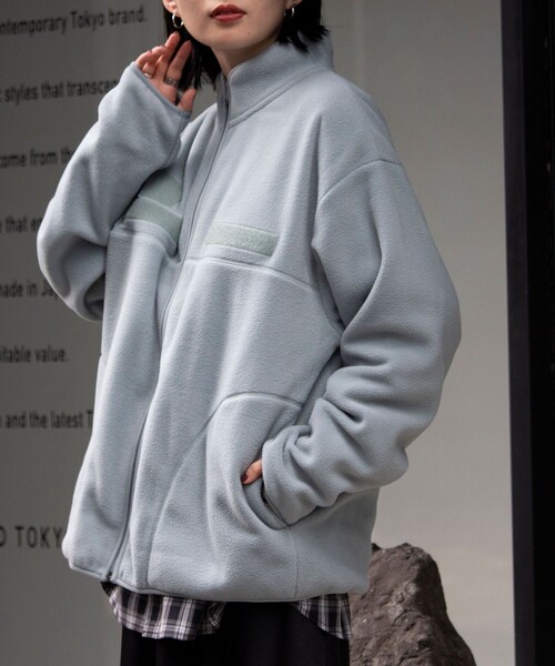 GLOSTER（グロスター）の「【GLOSTER/グロスター】LEVEL3 ECWCS Gen3 ミリタリー フリースジャケット（ブルゾン・メンズ・ブラック/サックスブルー/ブルーグリーン・S/M/L）」の6枚目の写真