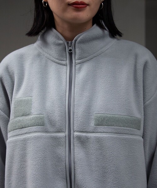 GLOSTER（グロスター）の「【GLOSTER/グロスター】LEVEL3 ECWCS Gen3 ミリタリー フリースジャケット（ブルゾン・メンズ・ブラック/サックスブルー/ブルーグリーン・S/M/L）」の4枚目の写真