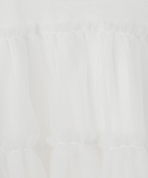 LOWRYS FARM（ローリーズファーム）の「チュールドッキングプルオーバー　978038（Tシャツ/カットソー・キッズ・ブラック/レッド/ホワイト・110cm/120cm/130cm/140cm/150cm）」の16枚目の写真