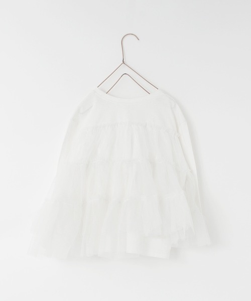 LOWRYS FARM（ローリーズファーム）の「チュールドッキングプルオーバー　978038（Tシャツ/カットソー・キッズ・ブラック/レッド/ホワイト・110cm/120cm/130cm/140cm/150cm）」の22枚目の写真