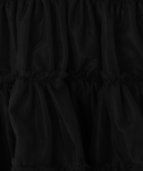 LOWRYS FARM（ローリーズファーム）の「チュールドッキングプルオーバー　978038（Tシャツ/カットソー・キッズ・ブラック/レッド/ホワイト・110cm/120cm/130cm/140cm/150cm）」の14枚目の写真