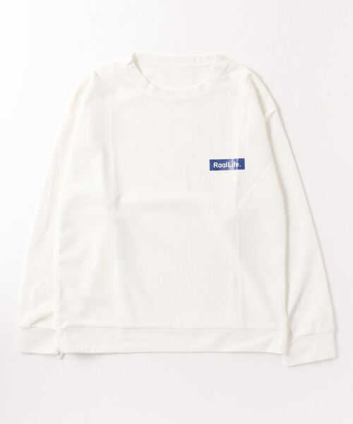 NEW GENTLEMAN(ニュージェントルマン)の「ハレイワサーマル オーバーサイズ カットソー ロンT(Tシャツ/カットソー・メンズ・グレー/ブラック/ホワイト/ブルー・M/L/XL)」の21枚目の写真