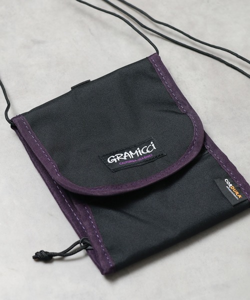 Gramicci(グラミチ)の「/GRAMICCI/CORDURA NECK POUCH(ショルダーバッグ・メンズ・ブラック・FREE)」の1枚目の写真