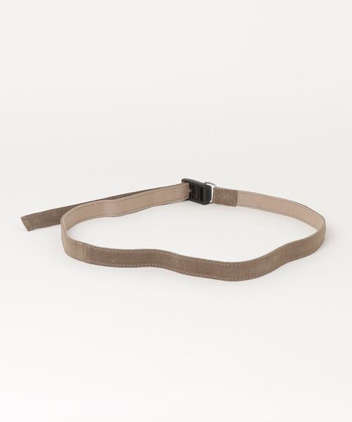 hobo（ホーボー）の「hobo / ホーボー LONG BELT FIDLOCK® BUCKLE COW SUEDE (HB-BL4002) スウェード ロングベルト フィドロック（ベルト・メンズ・グレー・FREE）」の2枚目の写真