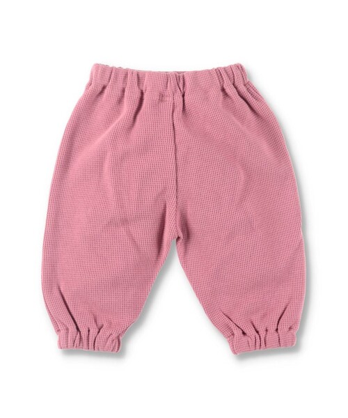 BRANSHES(ブランシェス)の「【WEB限定/ベビー/綿100%やわらかワッフル】ロングパンツ(その他ベビーウェア・キッズ・アイボリー/グレイッシュベージュ/ライトピンク/ピンク・80/70)」の17枚目の写真