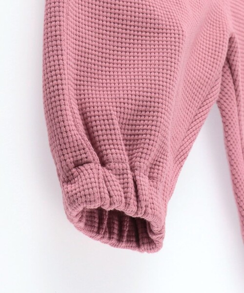 BRANSHES(ブランシェス)の「【WEB限定/ベビー/綿100%やわらかワッフル】ロングパンツ(その他ベビーウェア・キッズ・アイボリー/グレイッシュベージュ/ライトピンク/ピンク・80/70)」の20枚目の写真