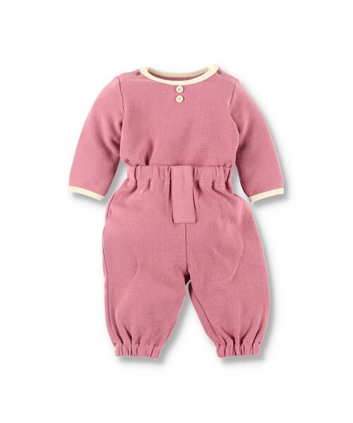 BRANSHES(ブランシェス)の「【WEB限定/ベビー/綿100%やわらかワッフル】ロングパンツ(その他ベビーウェア・キッズ・アイボリー/グレイッシュベージュ/ライトピンク/ピンク・80/70)」の21枚目の写真