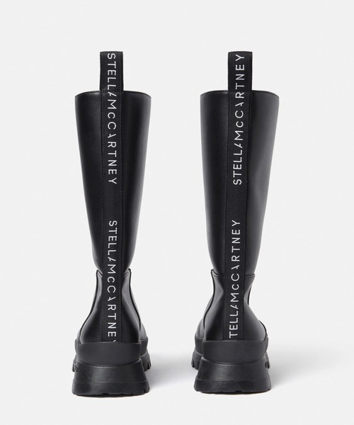 STELLA McCARTNEY（ステラマッカートニー）の「Trace Tubo Boots / トレース チューブ ブーツ（ブーツ・レディース・ブラック・37/36）」の4枚目の写真
