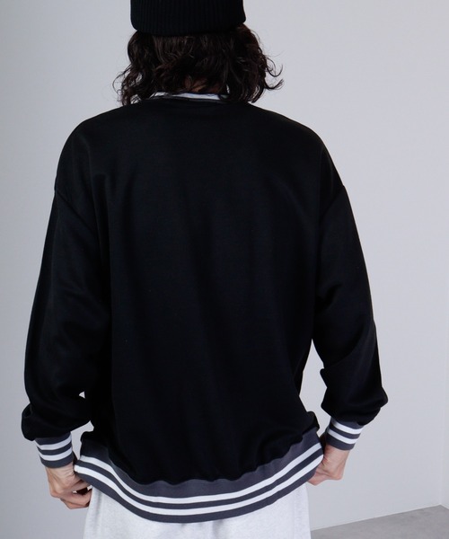 FUNALIVE(ファンアライブ)の「Print line rib Sweat / アメカジ プリント ラインリブスウェットトレーナー unisex(スウェット・メンズ・グレー系/杢グレー/チャコール/ベージュ/ネイビー/グリーン/ブラック/ホワイト・L/M/XL)」の16枚目の写真
