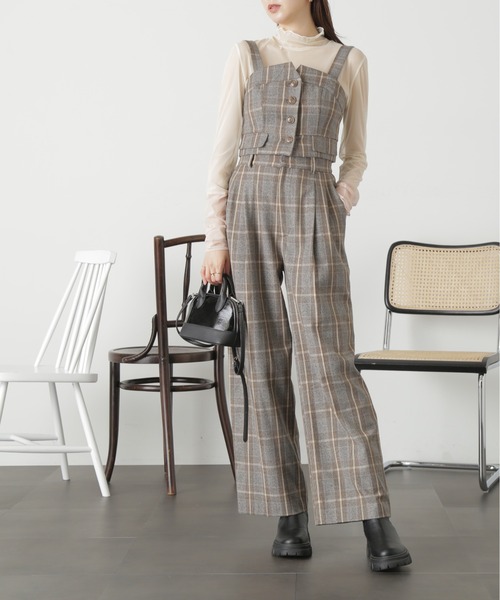 FREE'S MART（フリーズマート）の「◆＜セットアップ対応＞フロントボタン２ＷＡＹビスチェ（ベスト・レディース・ブラウン/グレー系その他/ブラック/ブラウン系その他・FREE）」の13枚目の写真