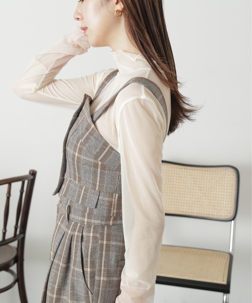 FREE'S MART（フリーズマート）の「◆＜セットアップ対応＞フロントボタン２ＷＡＹビスチェ（ベスト・レディース・ブラウン/グレー系その他/ブラック/ブラウン系その他・FREE）」の8枚目の写真