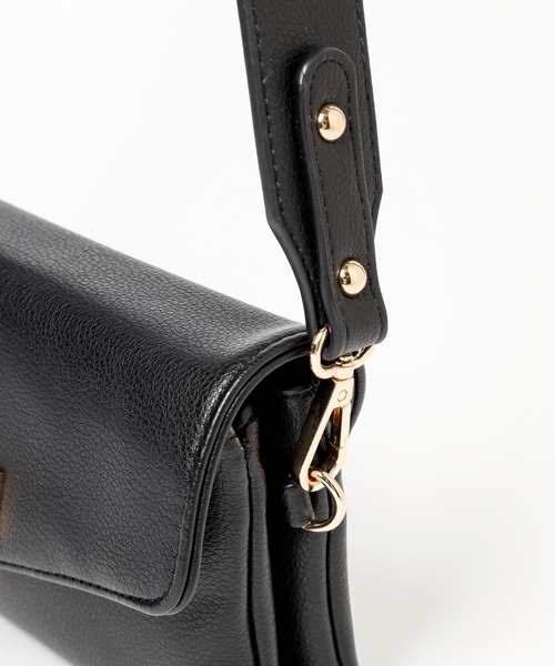 Andemiu（アンデミュウ）の「スクエアボディバッグ984597（ショルダーバッグ・レディース・ブラック/アイボリー/ブラウン/ホワイト・FREE）」の11枚目の写真