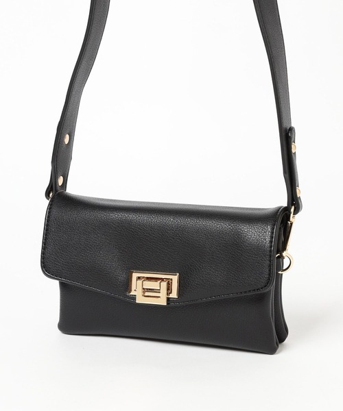 Andemiu（アンデミュウ）の「スクエアボディバッグ984597（ショルダーバッグ・レディース・ブラック/アイボリー/ブラウン/ホワイト・FREE）」の19枚目の写真