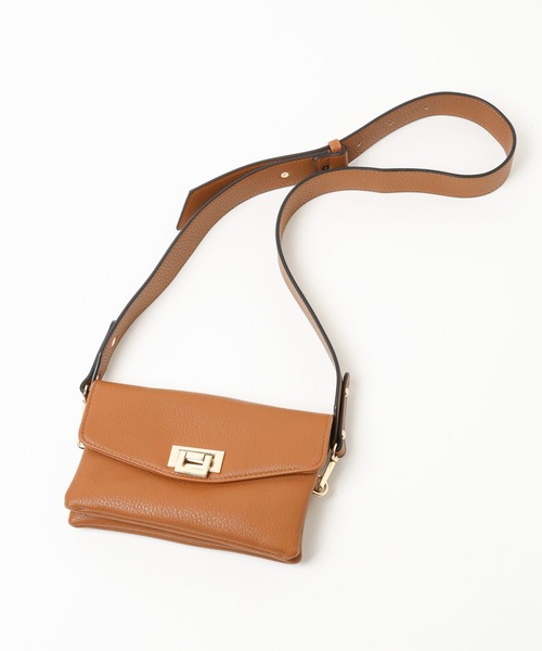 Andemiu（アンデミュウ）の「スクエアボディバッグ984597（ショルダーバッグ・レディース・ブラック/アイボリー/ブラウン/ホワイト・FREE）」の21枚目の写真