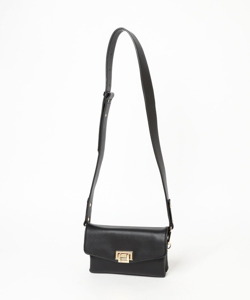 Andemiu（アンデミュウ）の「スクエアボディバッグ984597（ショルダーバッグ・レディース・ブラック/アイボリー/ブラウン/ホワイト・FREE）」の7枚目の写真