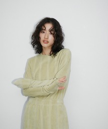 MILLER | 【Miller for ADAM ET ROPE'】別注ベロア LONG SLEEVE TEE(Tシャツ/カットソー)