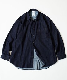 5525Gallery | SHIRT FIRSTHAND by 5525gallery/シャツファーストハンド バイ 5525ギャラリー SHFH Denim RegularCollar LongSleeve SHIRT / デニムシャツ / レギュラーカラーシャツ(シャツ/ブラウス)