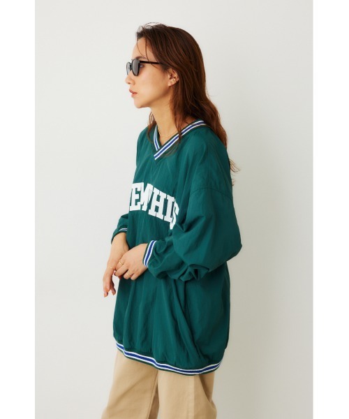 RODEO CROWNS WIDE BOWL（ロデオクラウンズワイドボウル）の「MEMPHINS ラインリブトップス（その他トップス・レディース・ネイビー/ダークグリーン・FREE）」の4枚目の写真