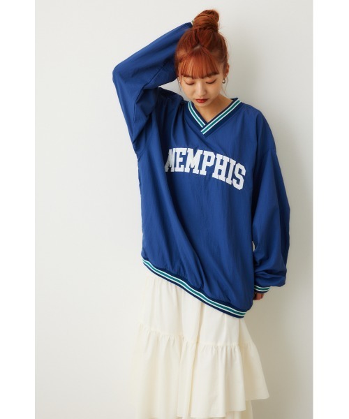 RODEO CROWNS WIDE BOWL（ロデオクラウンズワイドボウル）の「MEMPHINS ラインリブトップス（その他トップス・レディース・ネイビー/ダークグリーン・FREE）」の11枚目の写真