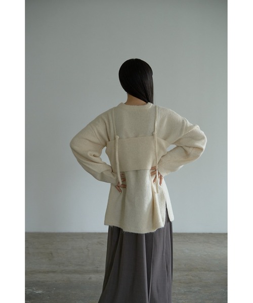 ニット セーター 「Abor」Knit Bustier/ニットビスチェ レディース セール】【Abor】Knit Bustier/ニットビスチェ（ニット/セーター