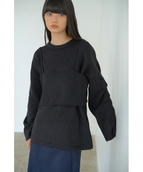 ニット セーター 「Abor」Knit Bustier/ニットビスチェ レディース Abor ニット セーター 「Abor」Knit Bustier/ニットビスチェ